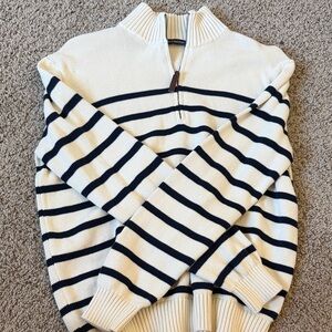 Brandy Melville Black and White Striped Sweater